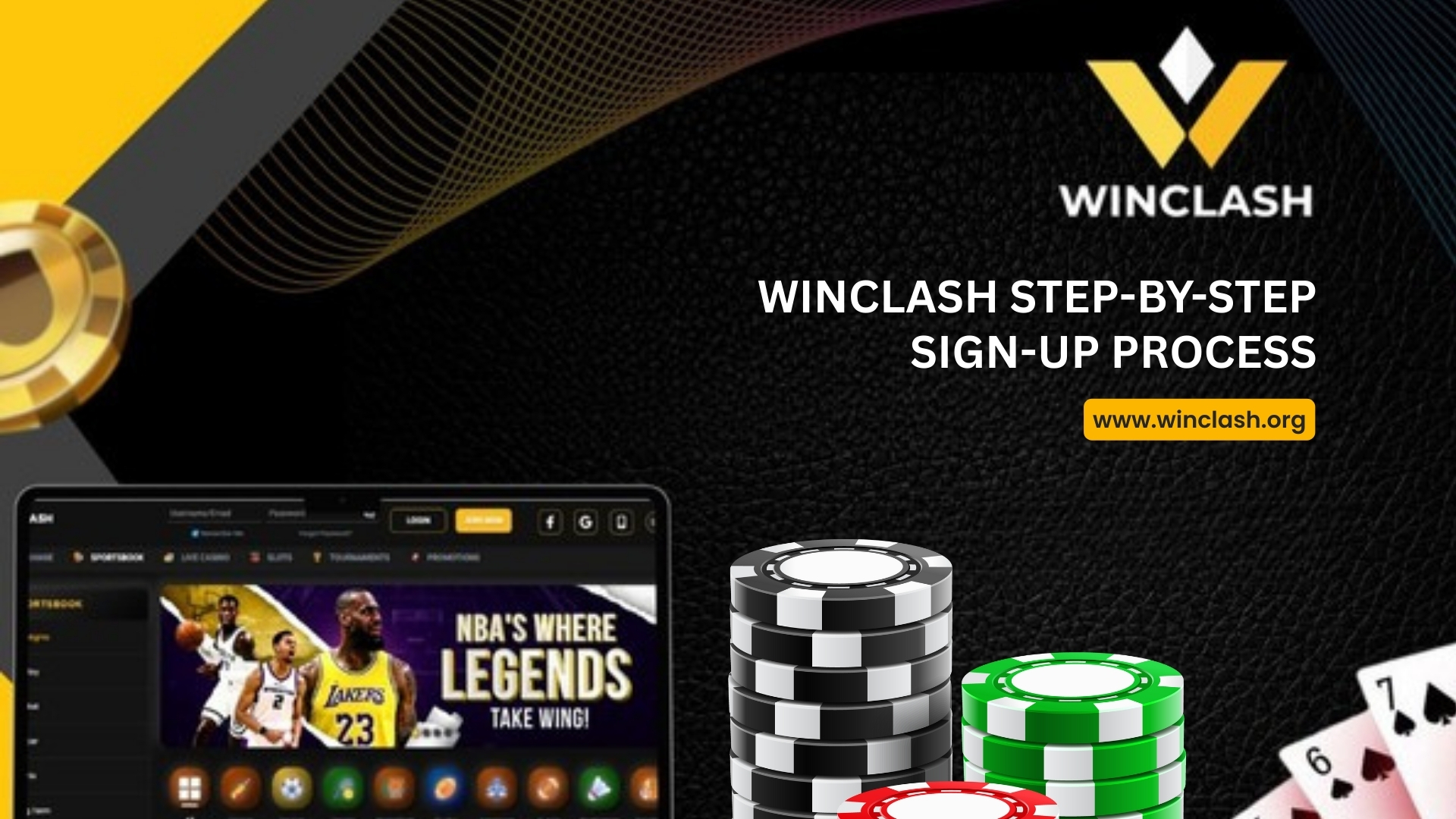 winclash step by step sing up process